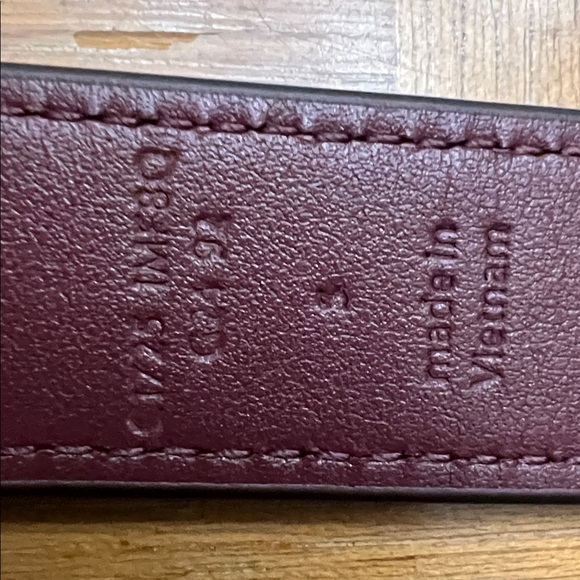 Coach Red Leather Belt - Picture 4 of 12